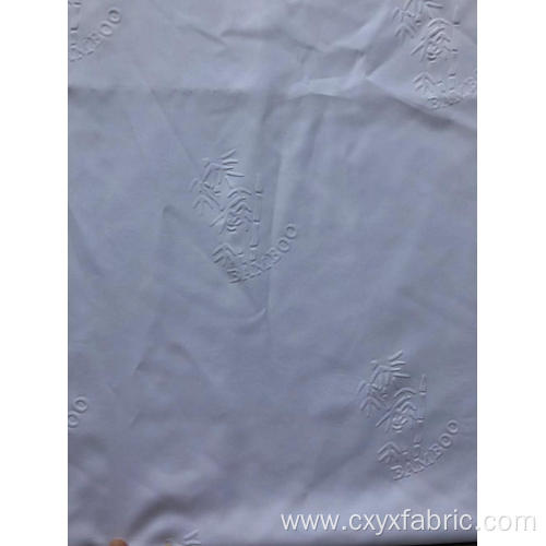 polyester fabric 3d emboss bamboo design for bedsheet